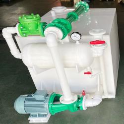 fully plastic horizontal complete vacuum pump unit