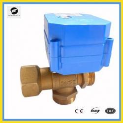 Mini 3 Way Electric Ball Valve for HVAC