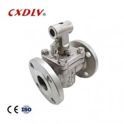 Self Lubricated Flanged Quarter Turn Ptfe Plug Valve Cast Steel Carbon Steel