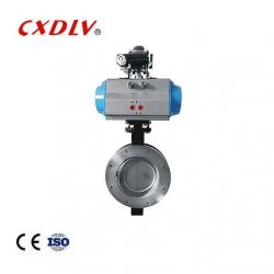  pneumatic actuator high performance butterfly valve control valve 